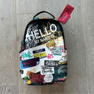 Sprayground Hello My Name Is Limited Edition Backpack Super Rare
